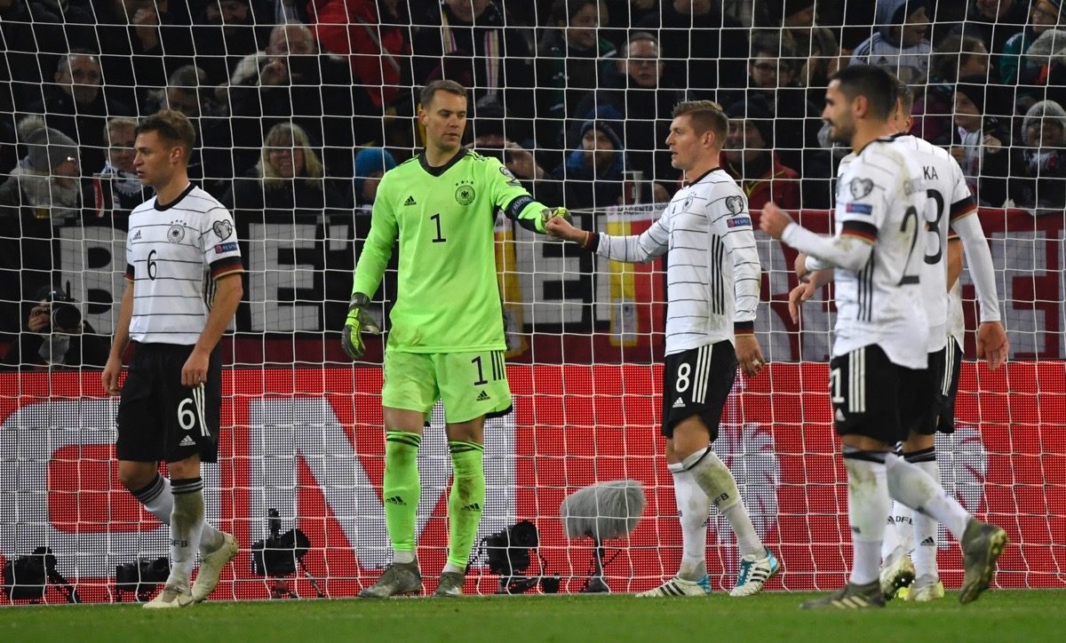 Deutschland spielt in der EM-Gruppe F bei der Em-Endrunde 2020. (Photo by INA FASSBENDER / AFP)