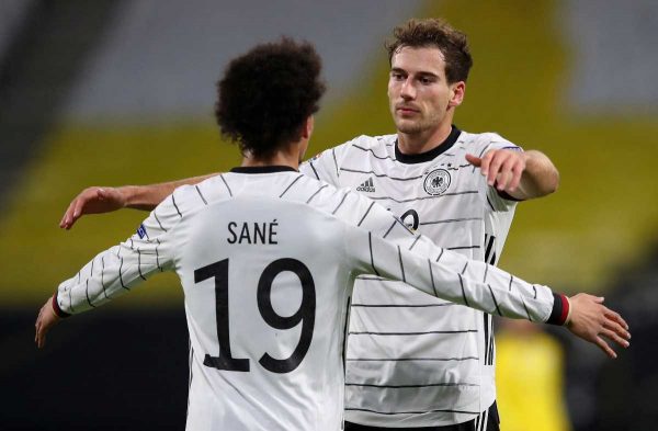 Sané und Goretka bei der EM 2021 (Foto AFP)