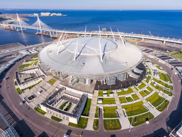 Das EM-Stadion von St.Petersburg - war auch schon ein WM 2018 Stadion!