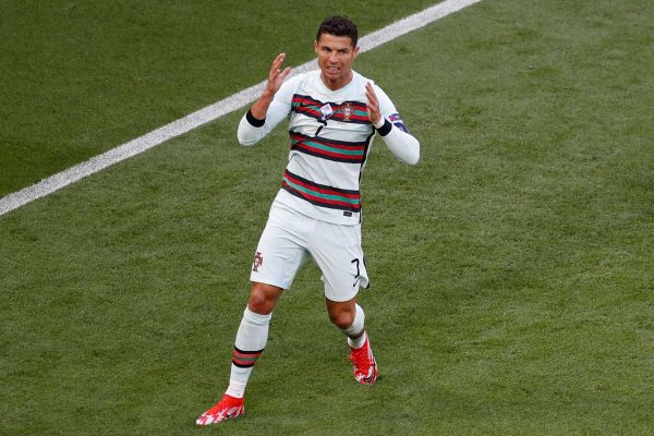 Cristiano Ronaldo - erzielt zwei der drei Tore beim 3:0 gegen Ungarn! Foto AFP
